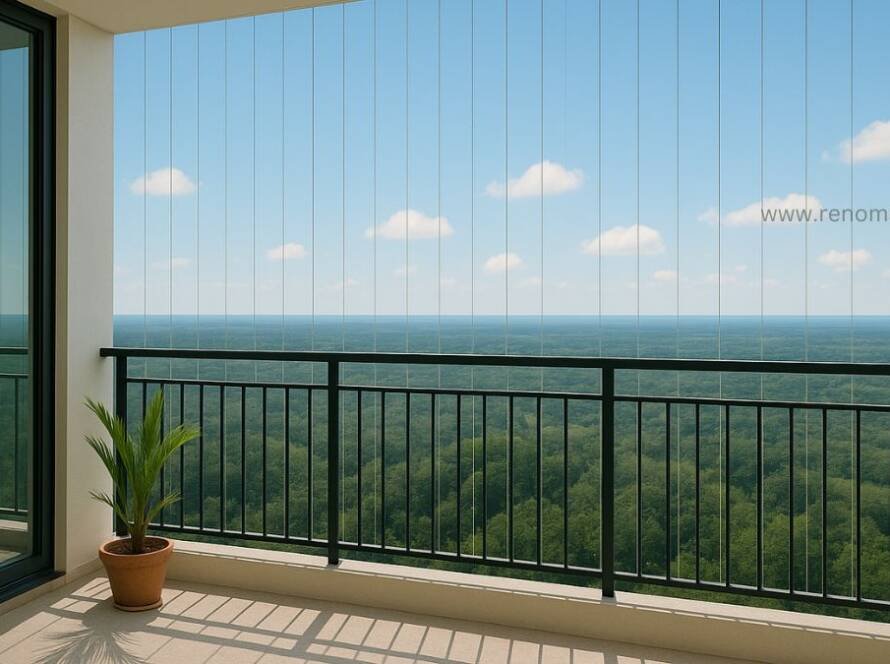 Invisible Balcony Grill